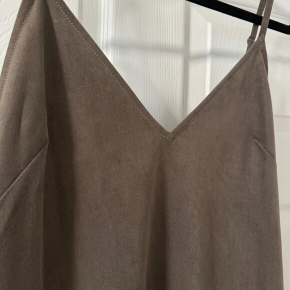 Aritzia Wilfred Free Nori Suede Slip Dress – Luxe & Effortless - Picture 3 of 5